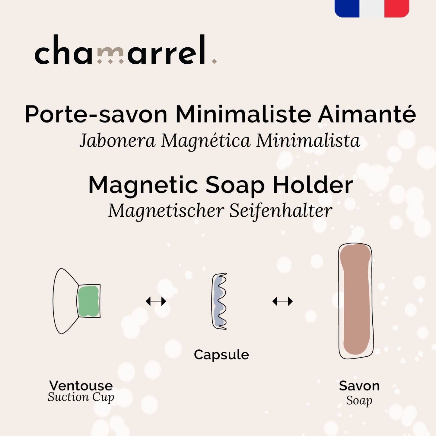 Tvålmagnet | Minimalist Magnetic Soap Dish