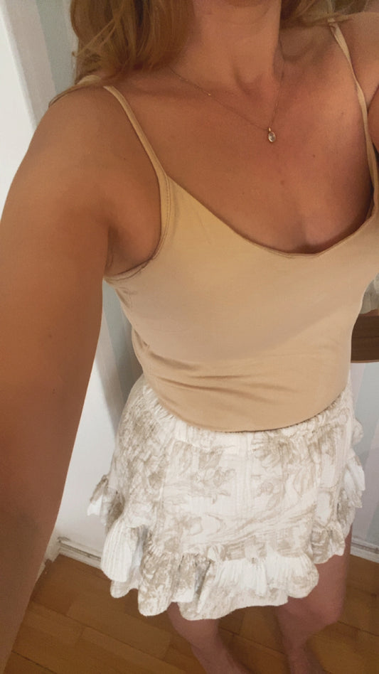 Muslin pantskirt | Beige
